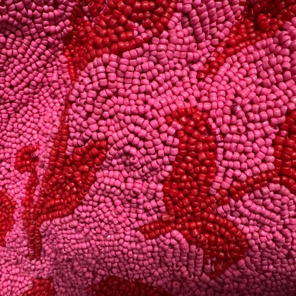 Beaded Rose Drawstring Bucket Bag - kate spade new york x Target, Pink/Red - Picture 12 of 15